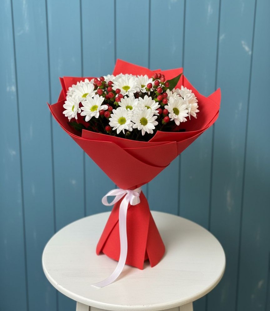 Букет цветов из: Хризантемы в Куликово