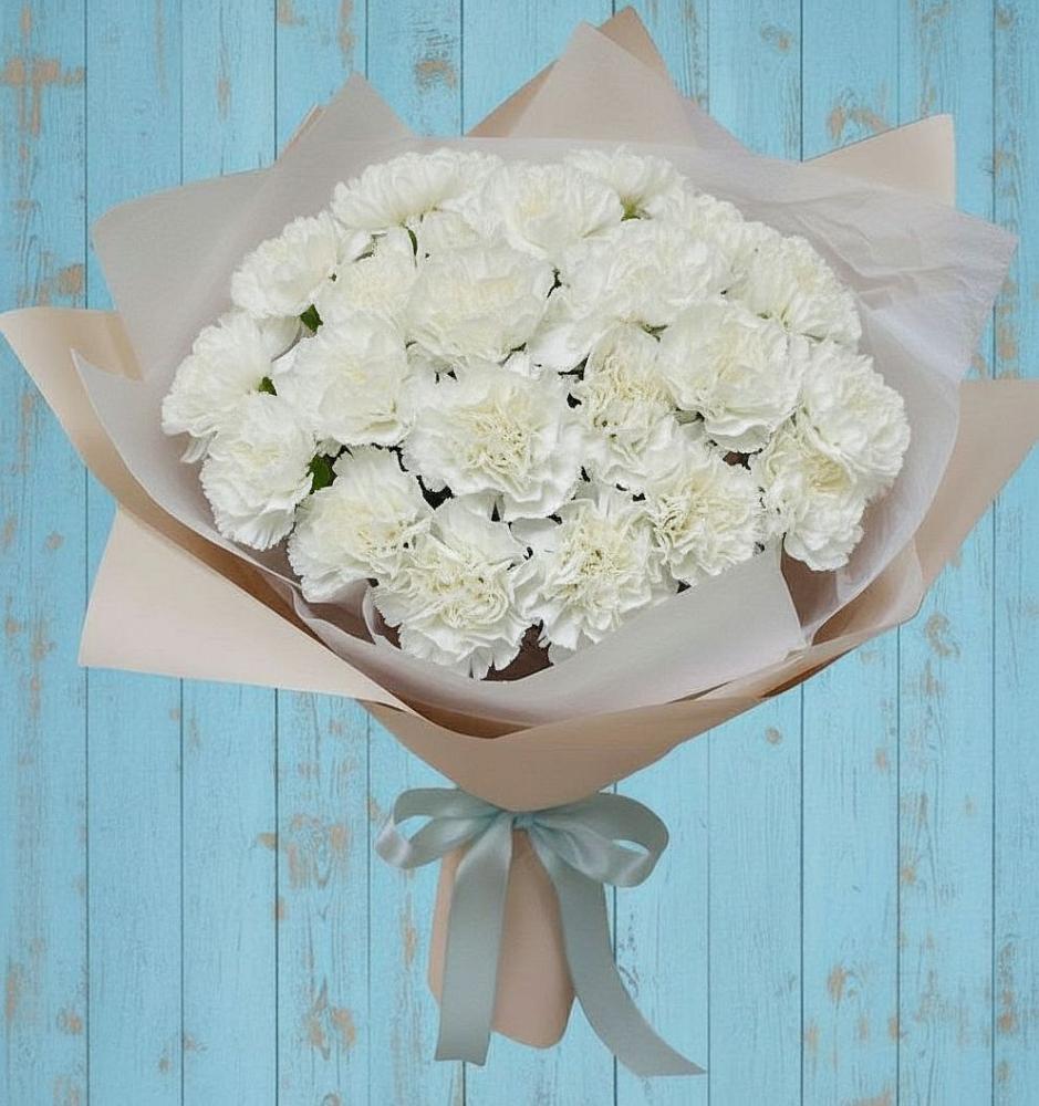 Букет цветов из: Гвоздики в Куликово