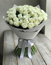 Букет 35 Белых роз в Куликово