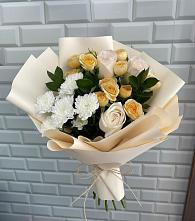 Букет цветов из:  Розы и Хризантемы #REPLACE_PRED# Куликово