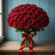 Букет Красные розы Блэк Меджик в Куликово