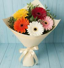 Букет цветов из:  Герберы в Куликово