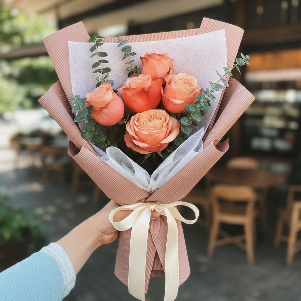 Букет цветов из: Розы в Куликово