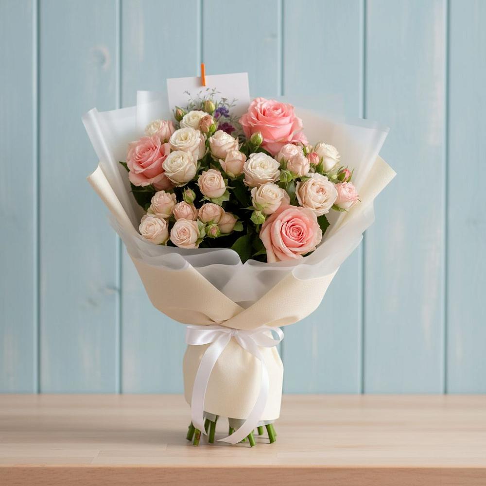 Букет цветов из: Розы в Куликово