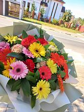 Букет цветов из:  Герберы #REPLACE_PRED# Куликово