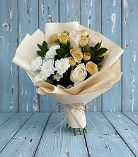 Букет цветов из:  Розы и Хризантемы в Куликово