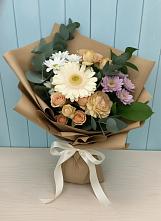 Букет цветов из:  Герберы и Хризантемы в Куликово