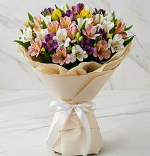 Букет цветов из:  Альстромерии в Куликово