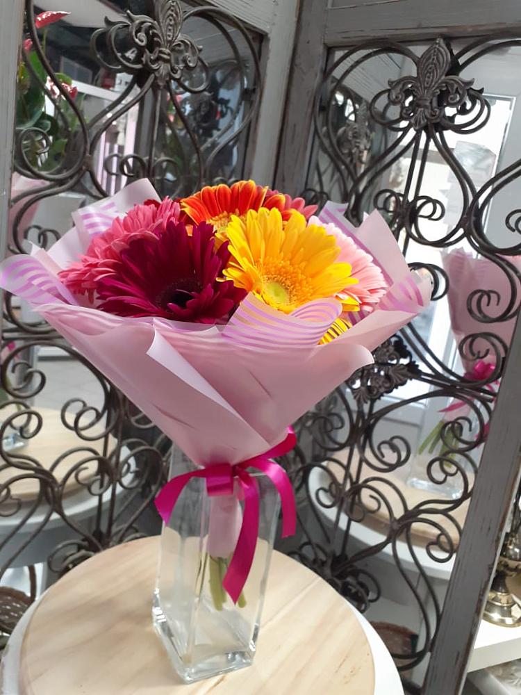 Букет цветов из: Герберы в Куликово