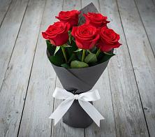 Букет 5 Красных роз Эдлесс Лав #REPLACE_PRED# Куликово