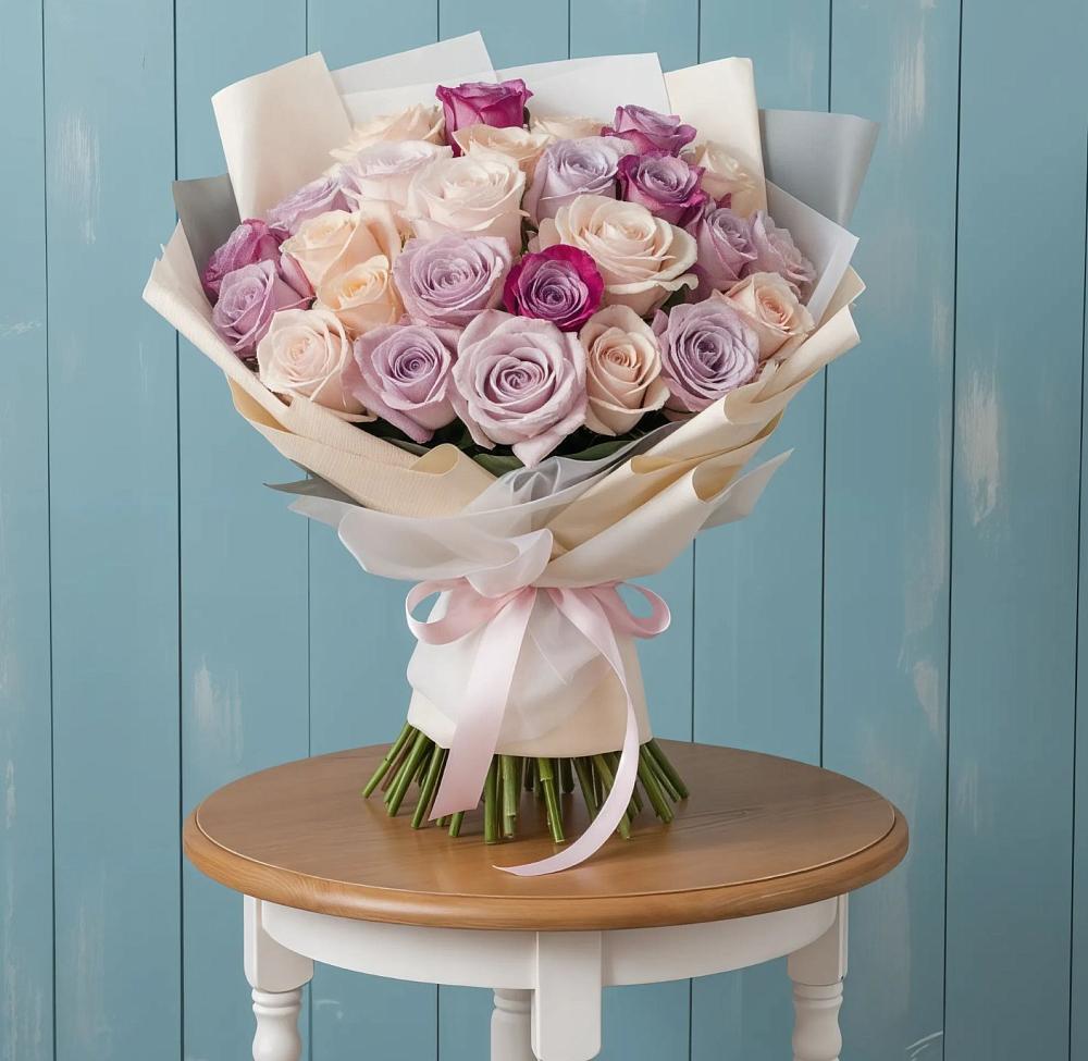 Букет цветов из: Розы в Куликово