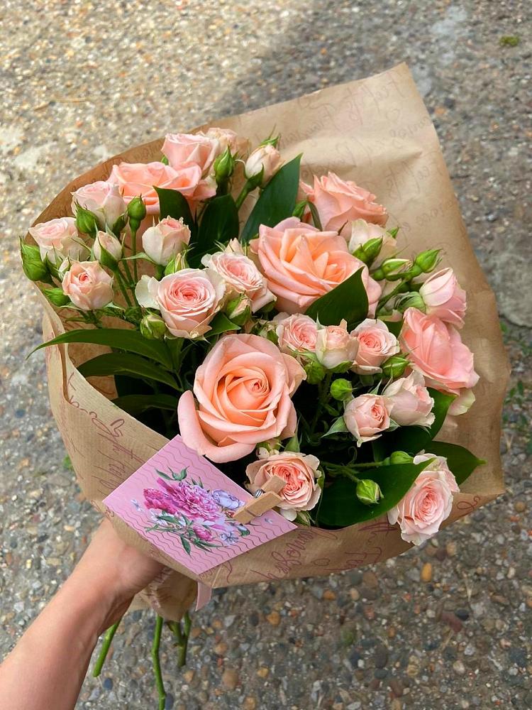 Букет нежное настроение в Куликово Букет цветов из: Розы в Куликово