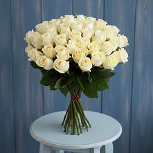 Букет 51 Белая роза Эдлесс Лав #REPLACE_PRED# Куликово