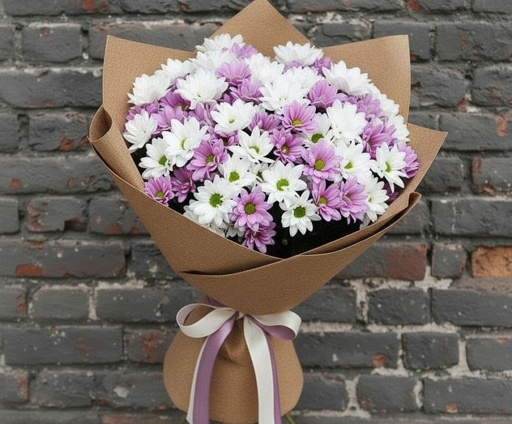 Букет цветов из: Хризантемы в Куликово