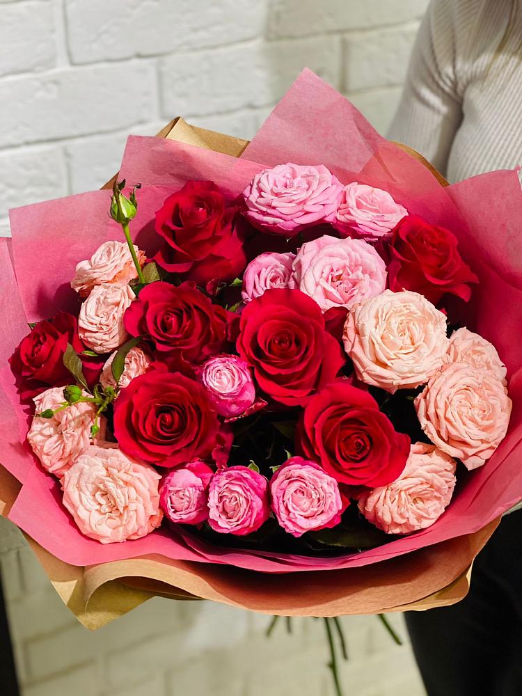 Букет цветов из: Розы в Куликово