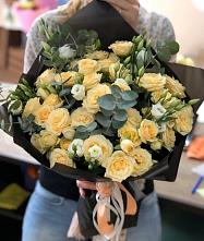 Букет цветов из:  Розы и Лизиантусы #REPLACE_PRED# Куликово