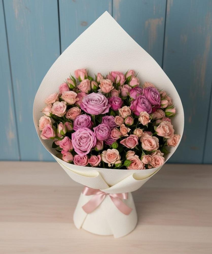 Букет цветов из: Розы в Куликово