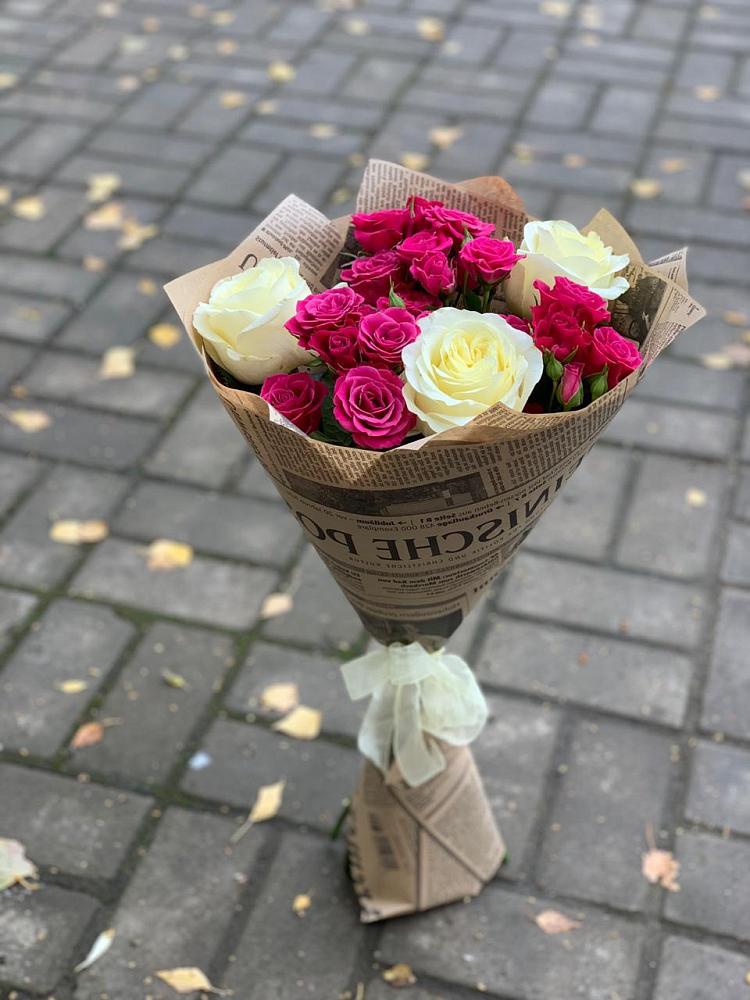 Букет цветов из: Розы в Куликово