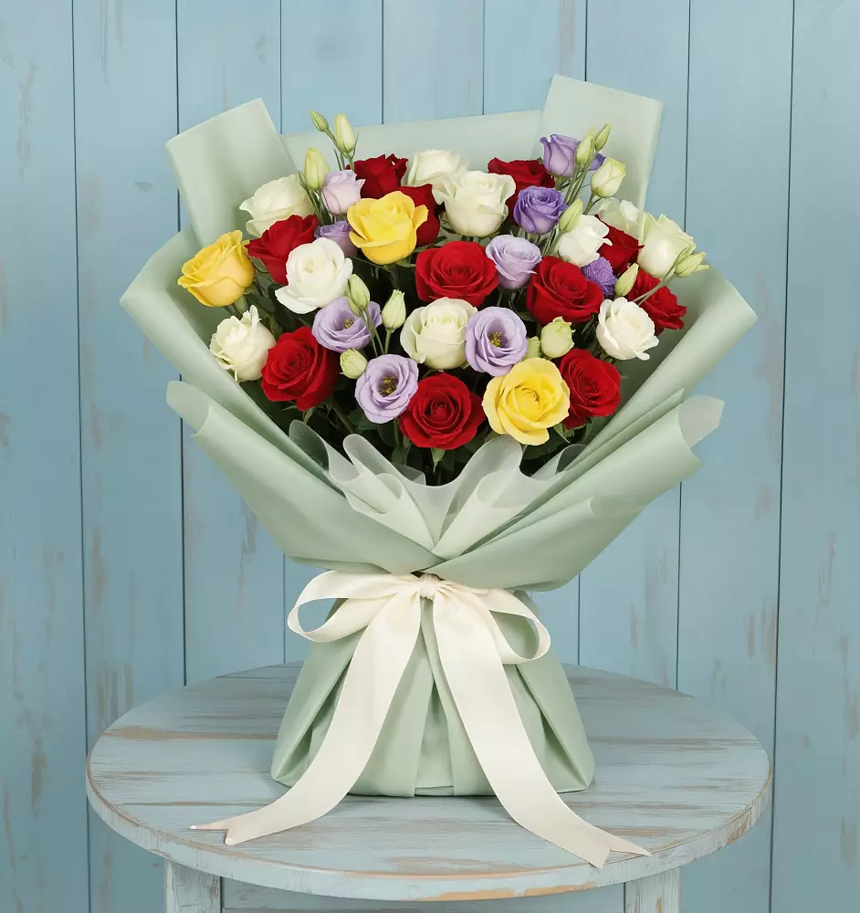 Букет цветов из: Розы в Куликово