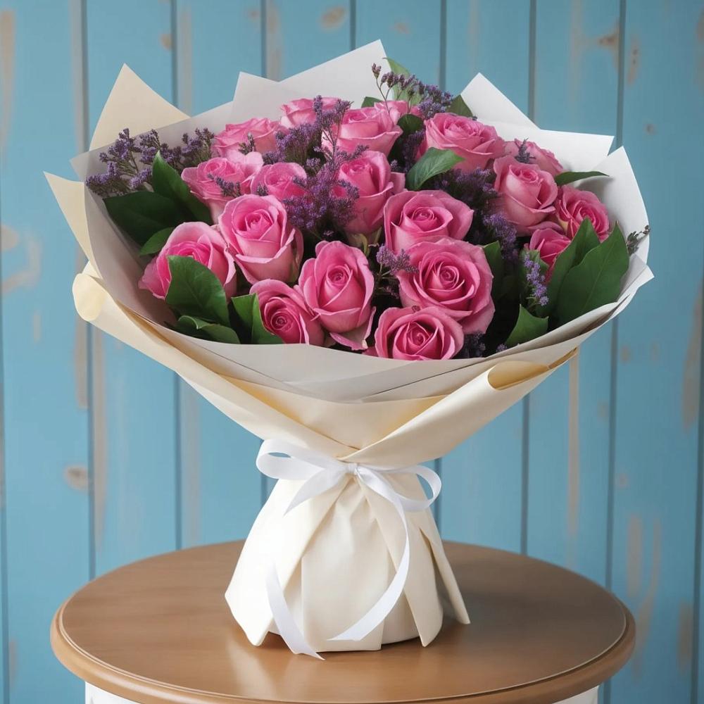 Букет цветов из: Розы в Куликово